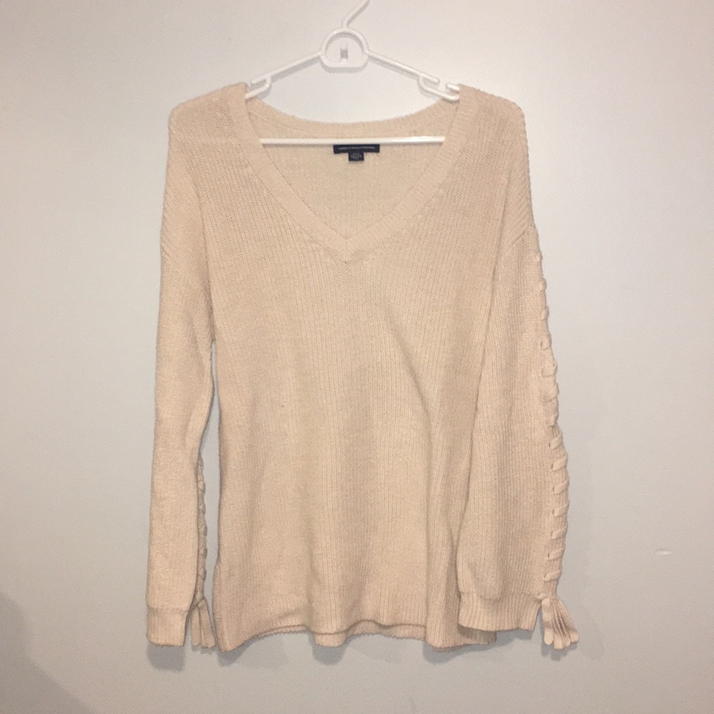 American eagle nude sweater